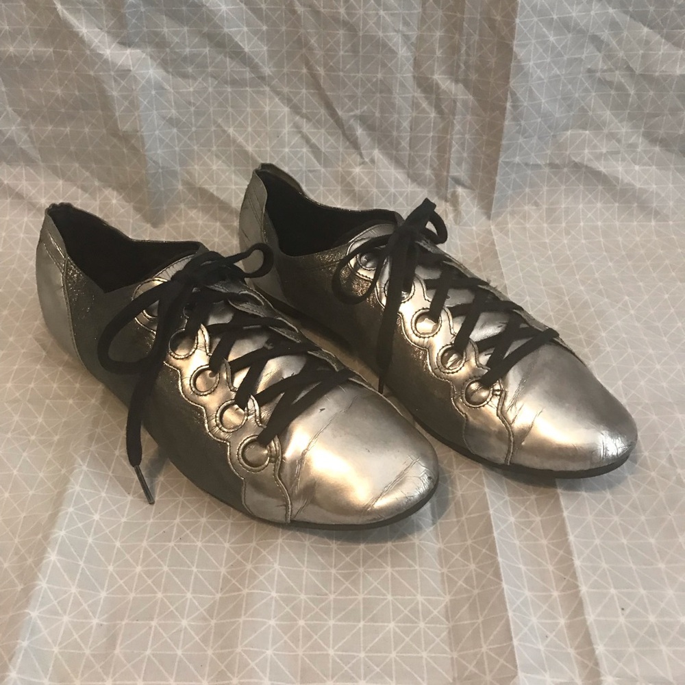 Yohji Yamamoto x Adidas Silver Sneakers UK8.5 US10